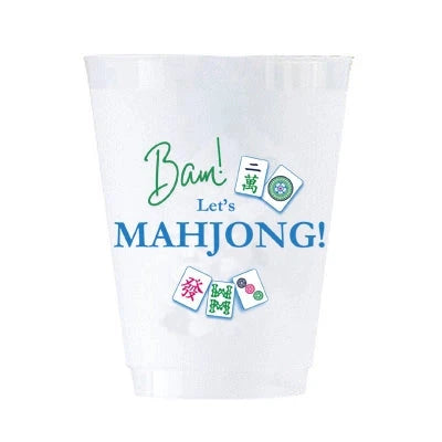 Shatterproof Cups - Mahjong Bam! Shatterproof Cups WH Hostess 