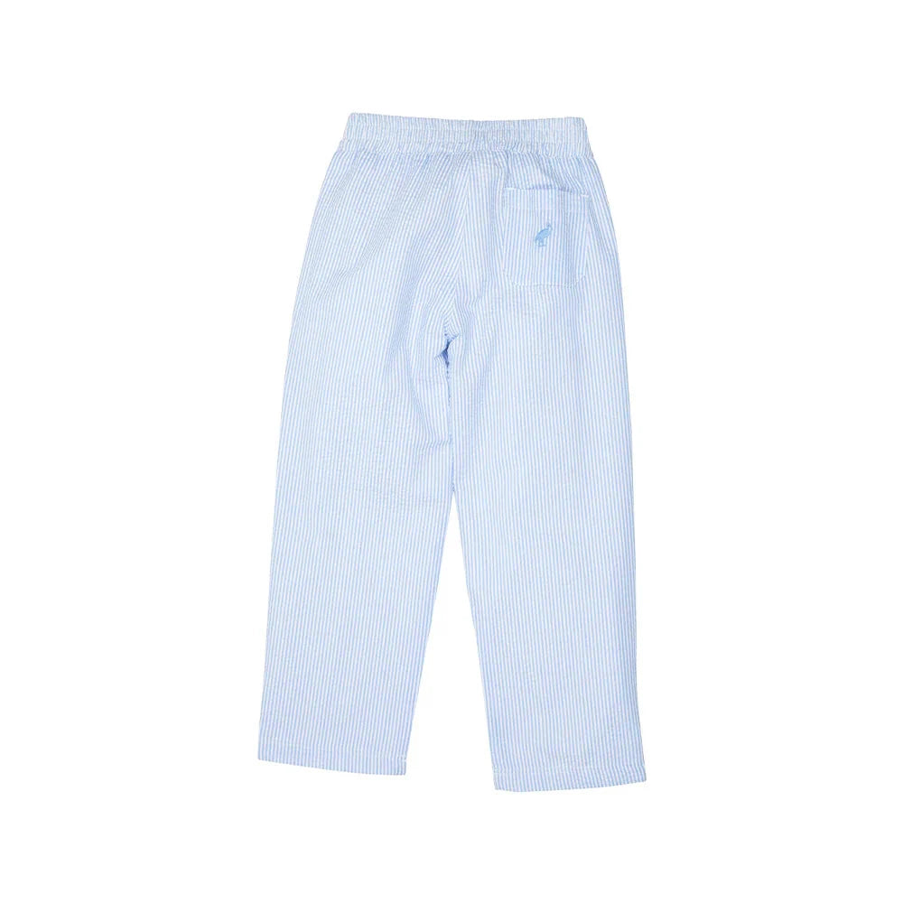 Sheffield Pants - Breakers Blue Seersucker Boy Pants Beaufort Bonnet 