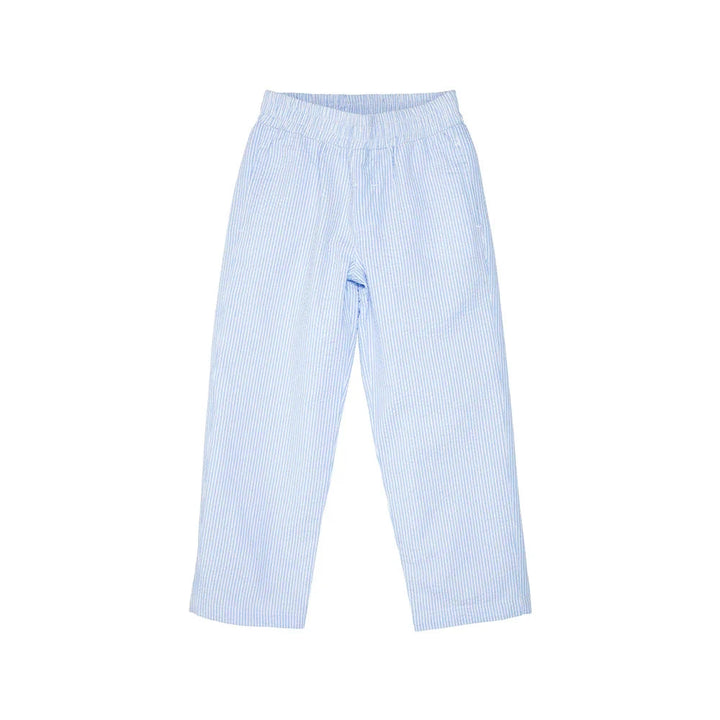 Sheffield Pants - Breakers Blue Seersucker Boy Pants Beaufort Bonnet 