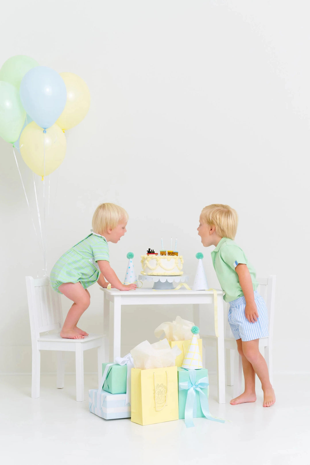Sheffield Shorts - Beale Street Blue Stripe Boy Shorts Beaufort Bonnet 