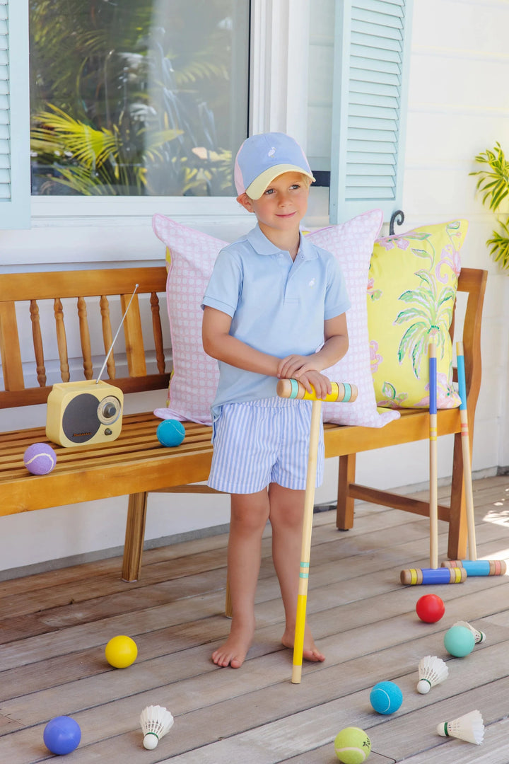 Sheffield Shorts - Beale Street Blue Stripe Boy Shorts Beaufort Bonnet 