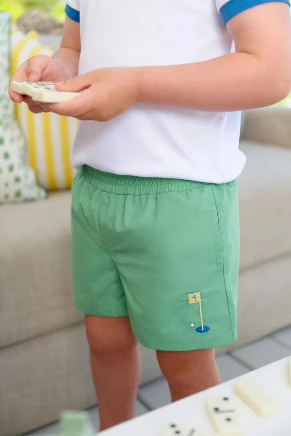 Sheffield Shorts - Golf Gibson Island Green Boy Shorts Beaufort Bonnet 