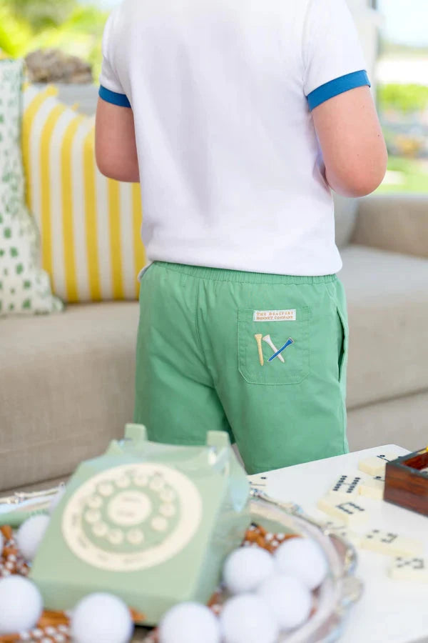 Sheffield Shorts - Golf Gibson Island Green Boy Shorts Beaufort Bonnet 