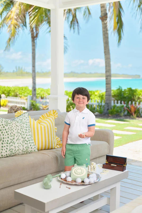 Sheffield Shorts - Golf Gibson Island Green Boy Shorts Beaufort Bonnet 