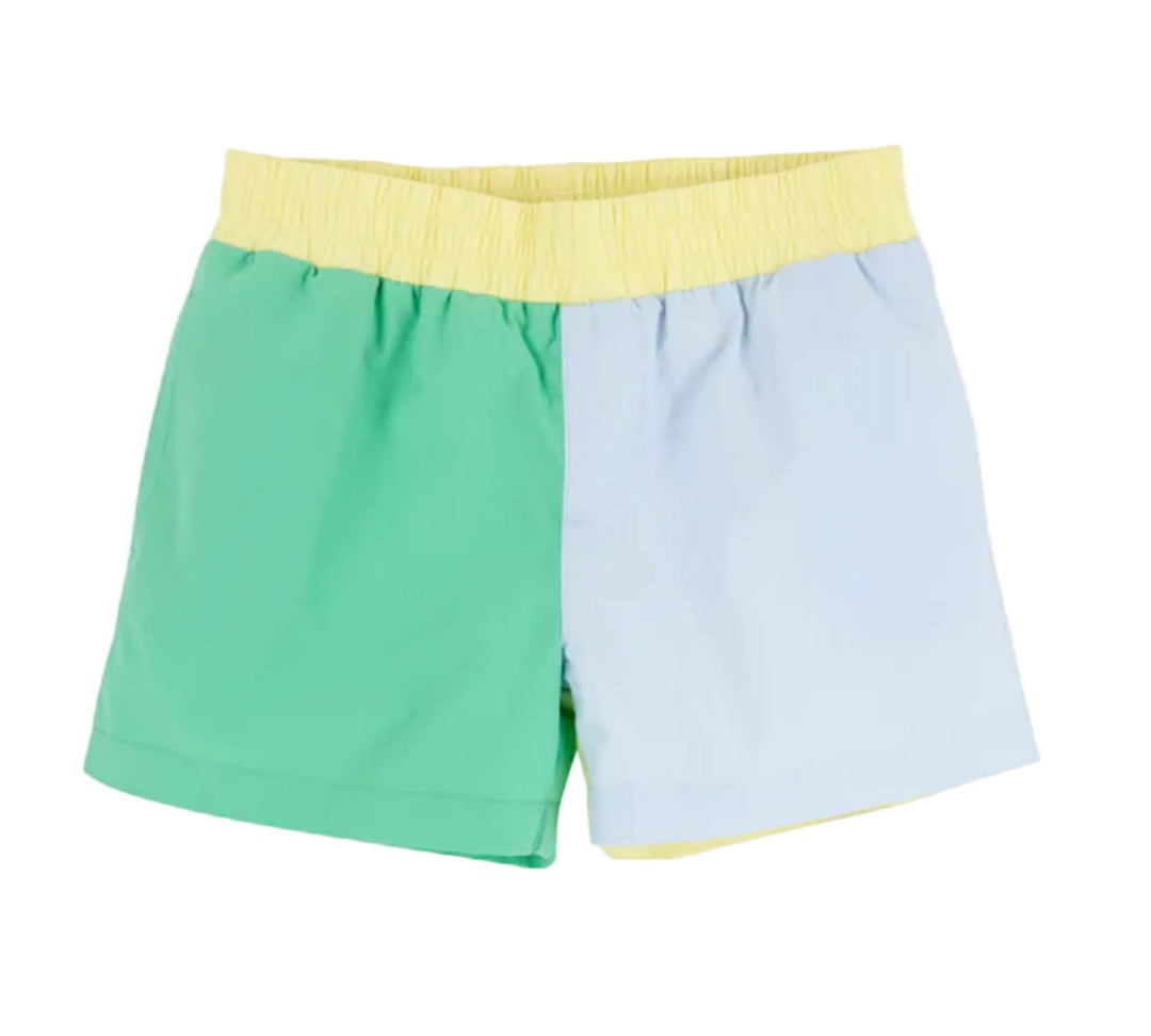 Sheffield Shorts - Grace Bay Green, Buckhead Blue, and Lake Worth Yellow Boy Shorts Beaufort Bonnet 