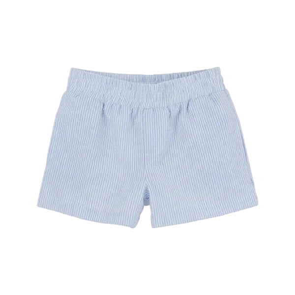 Sheffield Shorts Seersucker - Breakers Blue Boy Shorts Beaufort Bonnet 