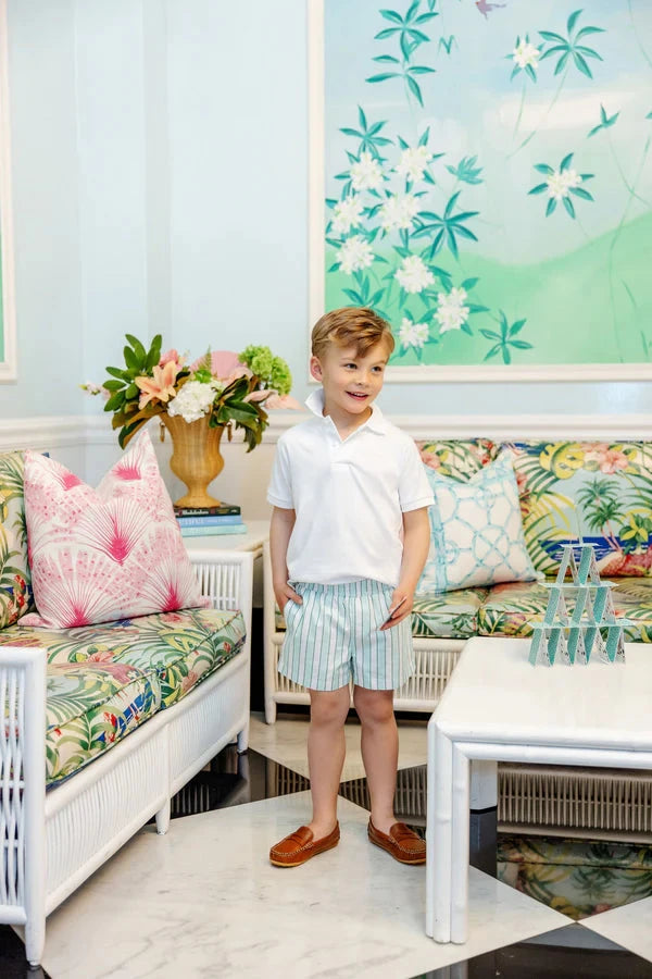 Sheffield Shorts - Tally Road Ticking Stripe Boy Shorts Beaufort Bonnet 