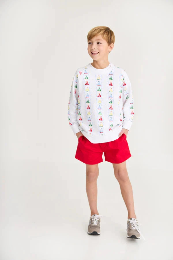 Sheffield Shorts Twill - Richmond Red Boy Shorts Beaufort Bonnet 