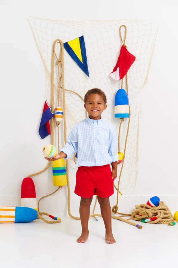 Sheffield Shorts Twill - Richmond Red Boy Shorts Beaufort Bonnet 