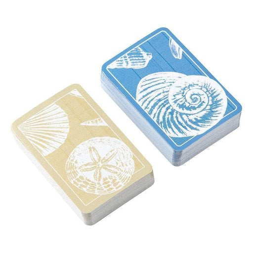 Shells Bridge Gift Set Playing Cards Caspari 
