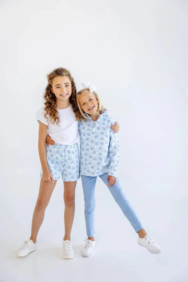 Shipley Shorts - Handful of Hydrangeas Girl Shorts Beaufort Bonnet 