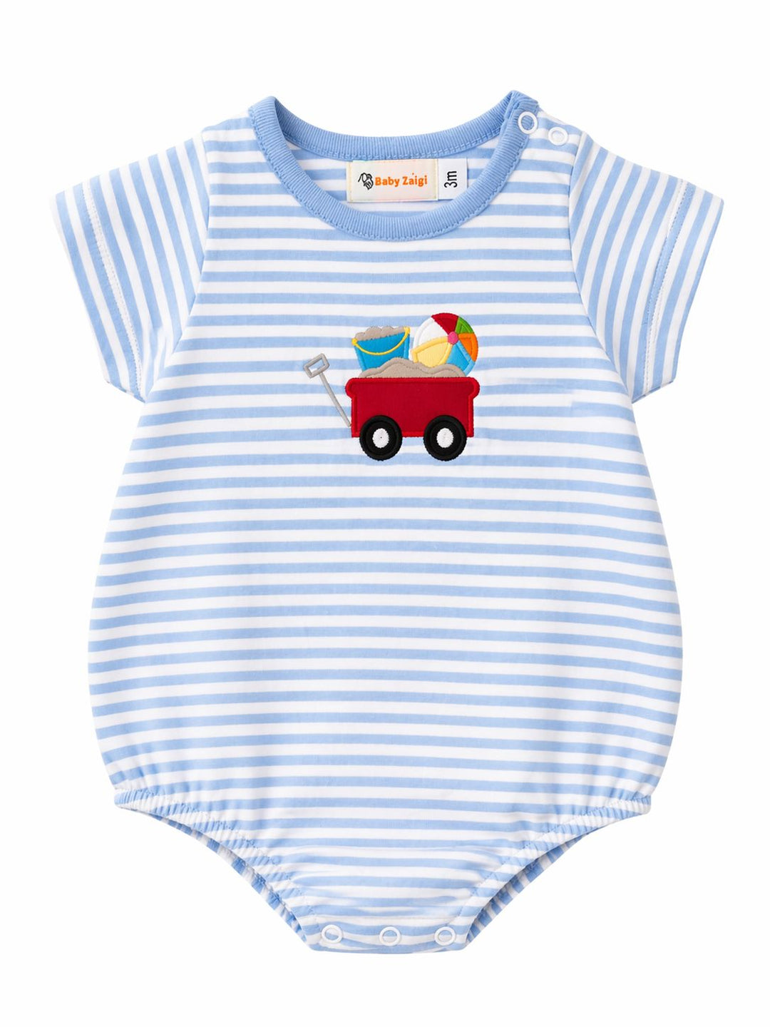 Short Sleeve Bubble - Beach Wagon Boy Bubble Luigi 
