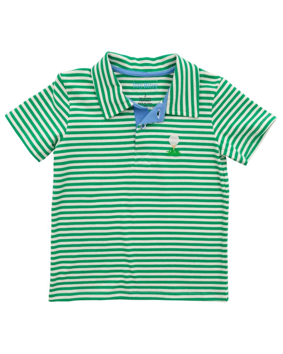 Short Sleeve Polo - Golf Boy Shirt Itsy Bitsy 