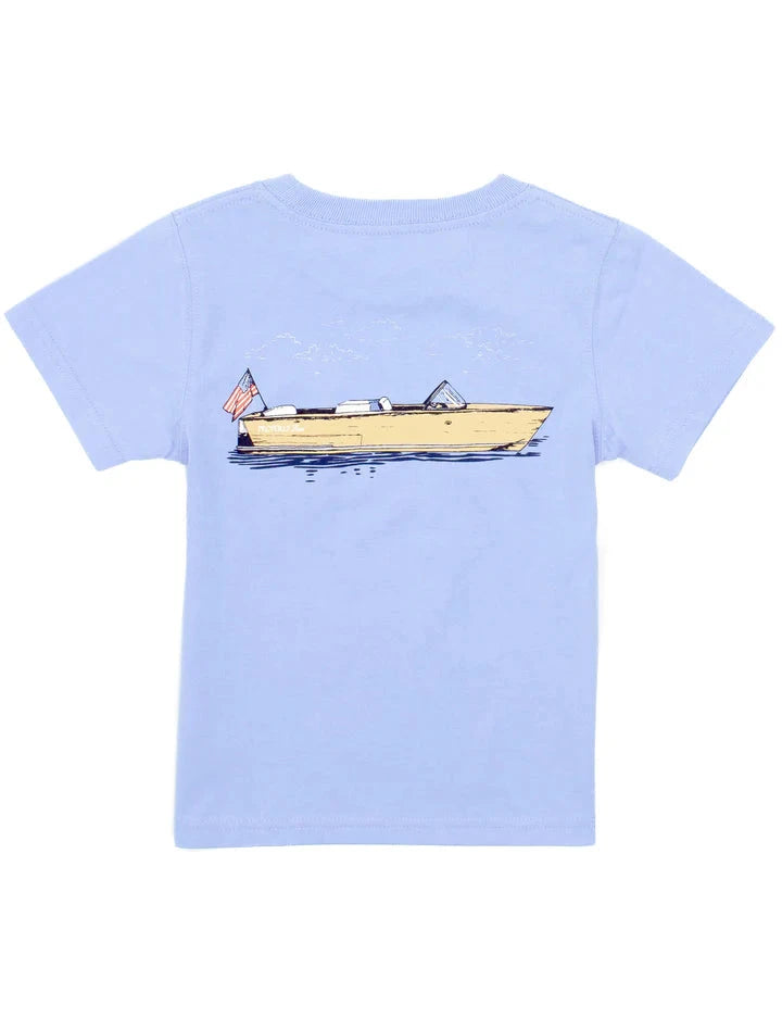 Short Sleeve Tee - Boating Tradition Boy Shirt Properly Tied 