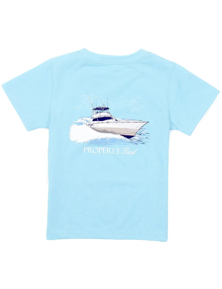 Short Sleeve Tee - Deep Sea Boy Shirt Properly Tied 