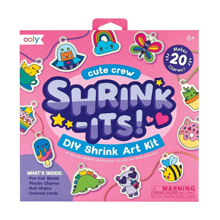 Shrink-Its! D.I.Y. Shrink Art Kit - Cute Crew Coloring Supplies Ooly 