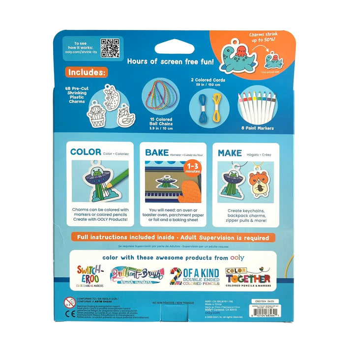 Shrink-Its: D.I.Y. Shrink Art Kit - Deluxe Coloring Supplies Ooly 