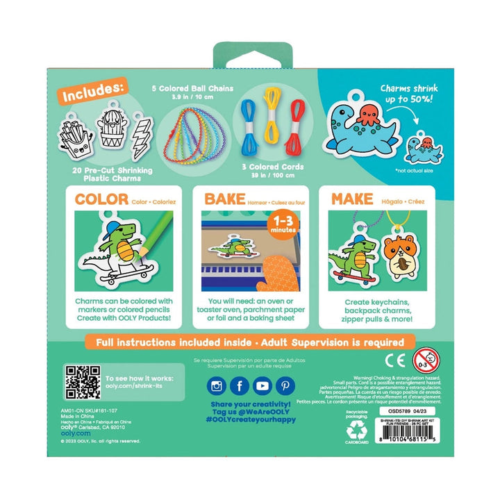 Shrink-Its! D.I.Y. Shrink Art Kit - Fun Friends Activity Toy Ooly 