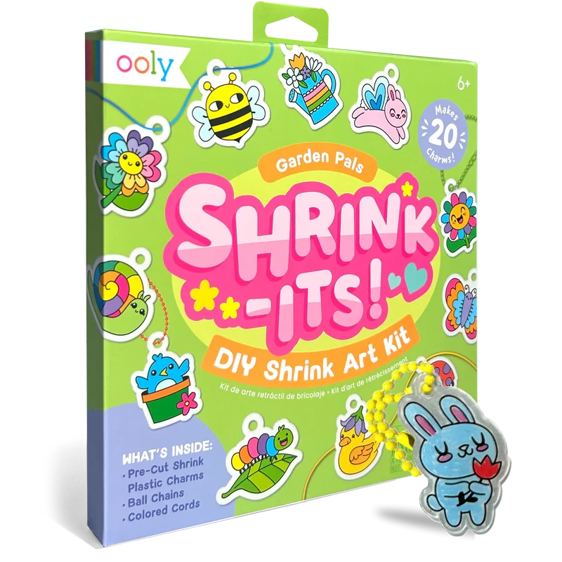 Shrink-its! DIY Shrink Art Kit - Garden Pals Coloring Supplies Ooly 