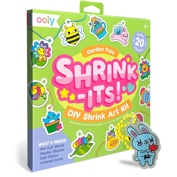 Shrink-its! DIY Shrink Art Kit - Garden Pals Coloring Supplies Ooly 
