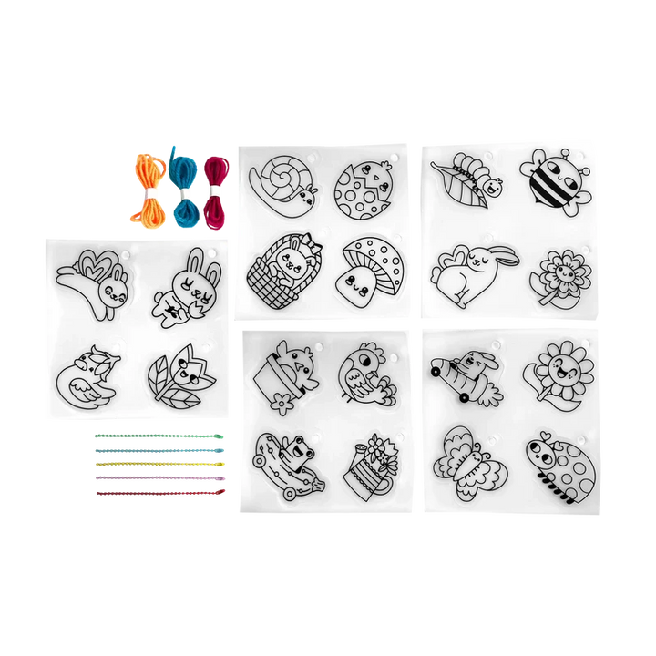 Shrink-its! DIY Shrink Art Kit - Garden Pals Coloring Supplies Ooly 