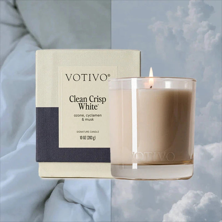 Signature Candle - Clean Crisp White Candle Votivo 