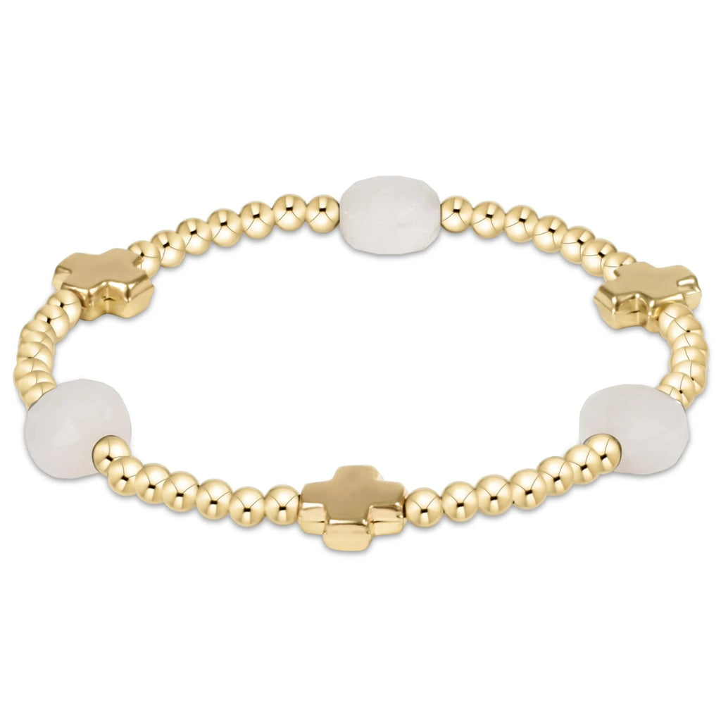 Signature Cross Admire Pattern 3mm Bead Bracelets – The