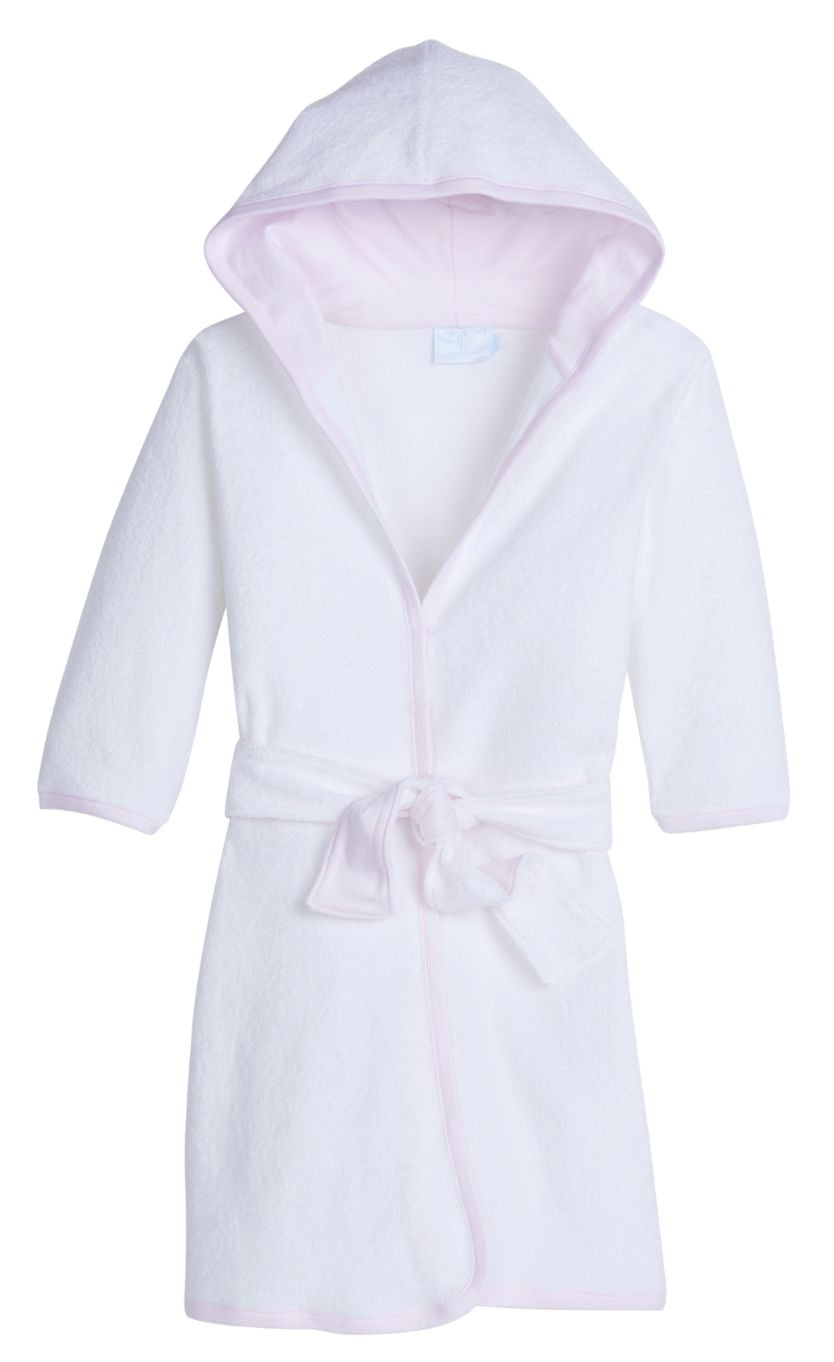 Signature Stripe Robe - Light Pink Child Robes Little English 