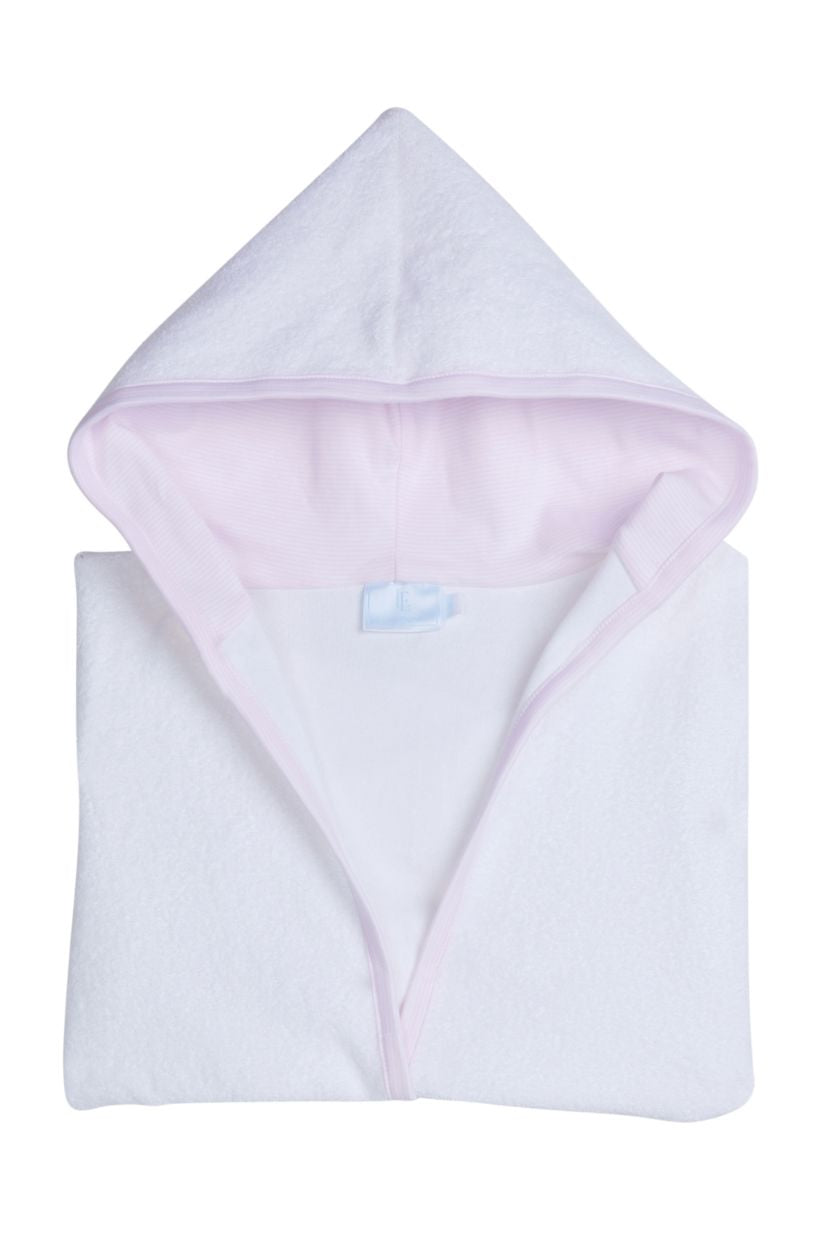 Signature Stripe Robe - Light Pink Child Robes Little English 