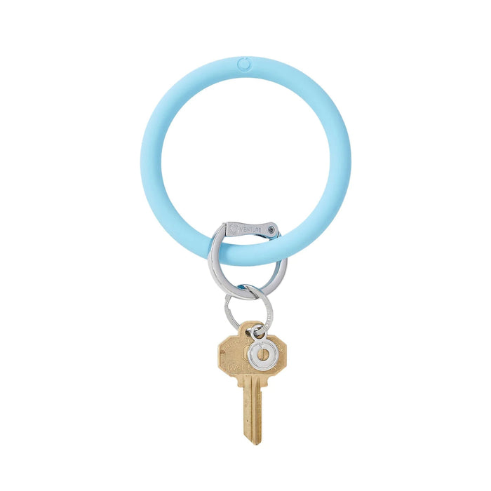 Silicone Big O® Key Rings Keychain O Venture Sweet Caroline Blue 