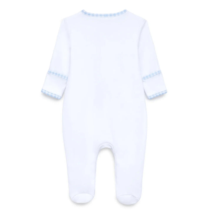 Silly Goose Newborn Footie - Light Blue Boy Footie Magnolia Baby 
