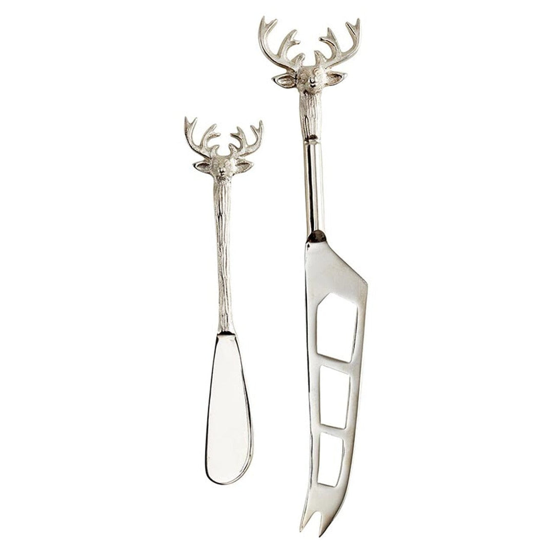 Silver Stag Cheese Knives Knives Creative Brands - Santa Barbara Design Studio 