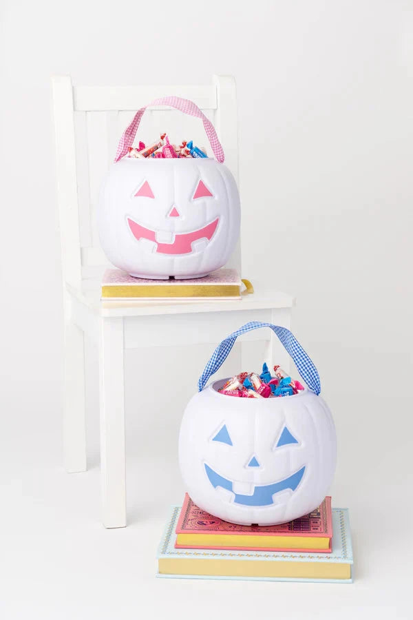 Sir Proper's Pumpkin Pail - Barbados Blue Halloween Bag Beaufort Bonnet 