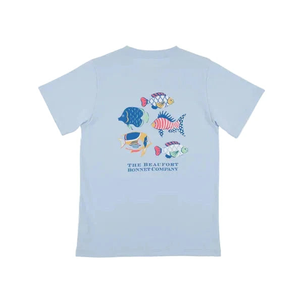 Sir Proper's T-Shirt - Buckhead Blue Fish Boy Shirt Beaufort Bonnet 