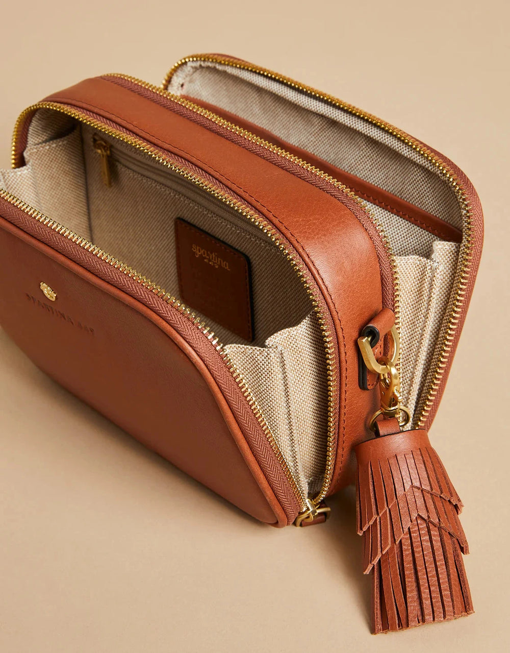 Siren Harlow Crossbody - Saddle Brown Womens Purse Spartina 