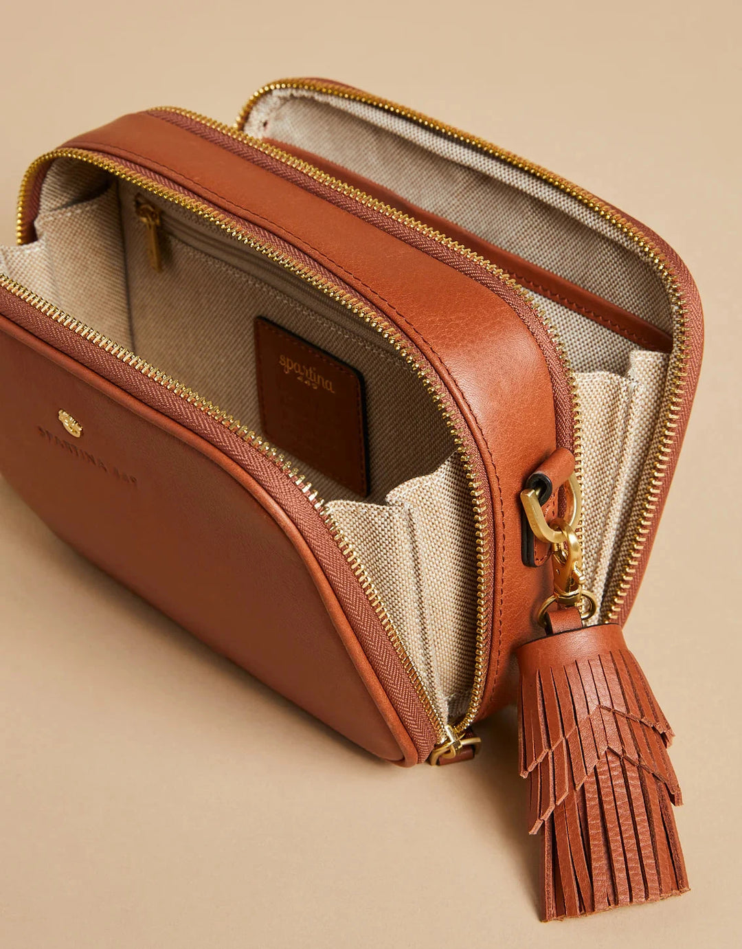 Siren Harlow Crossbody - Saddle Brown Womens Purse Spartina 