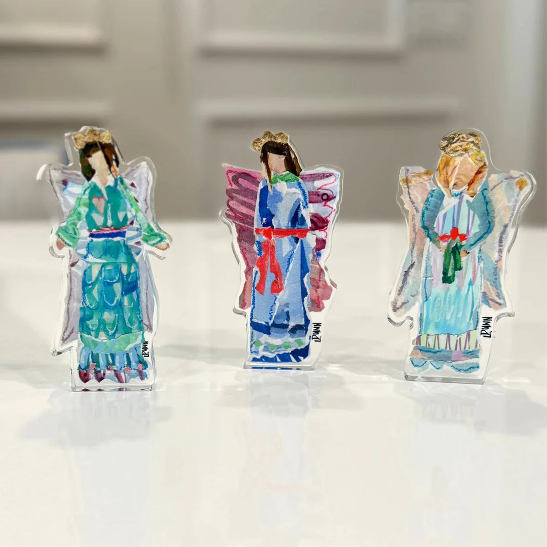 Sitting Acrylic Angels Home Decor Lauren Dunn 