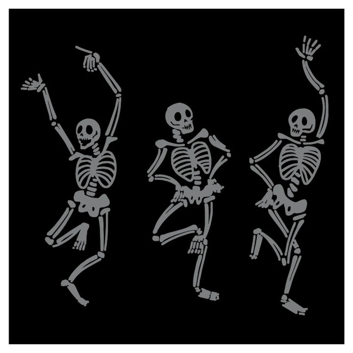 Skeleton Dance Cocktail Napkins Cocktail Napkins Hester and Cook 