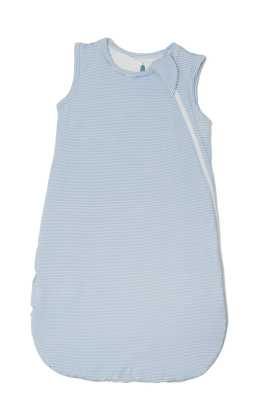 Sleep Sack - Dusty Blue Mini-Stripe Sleep Sack The Uptown Baby 