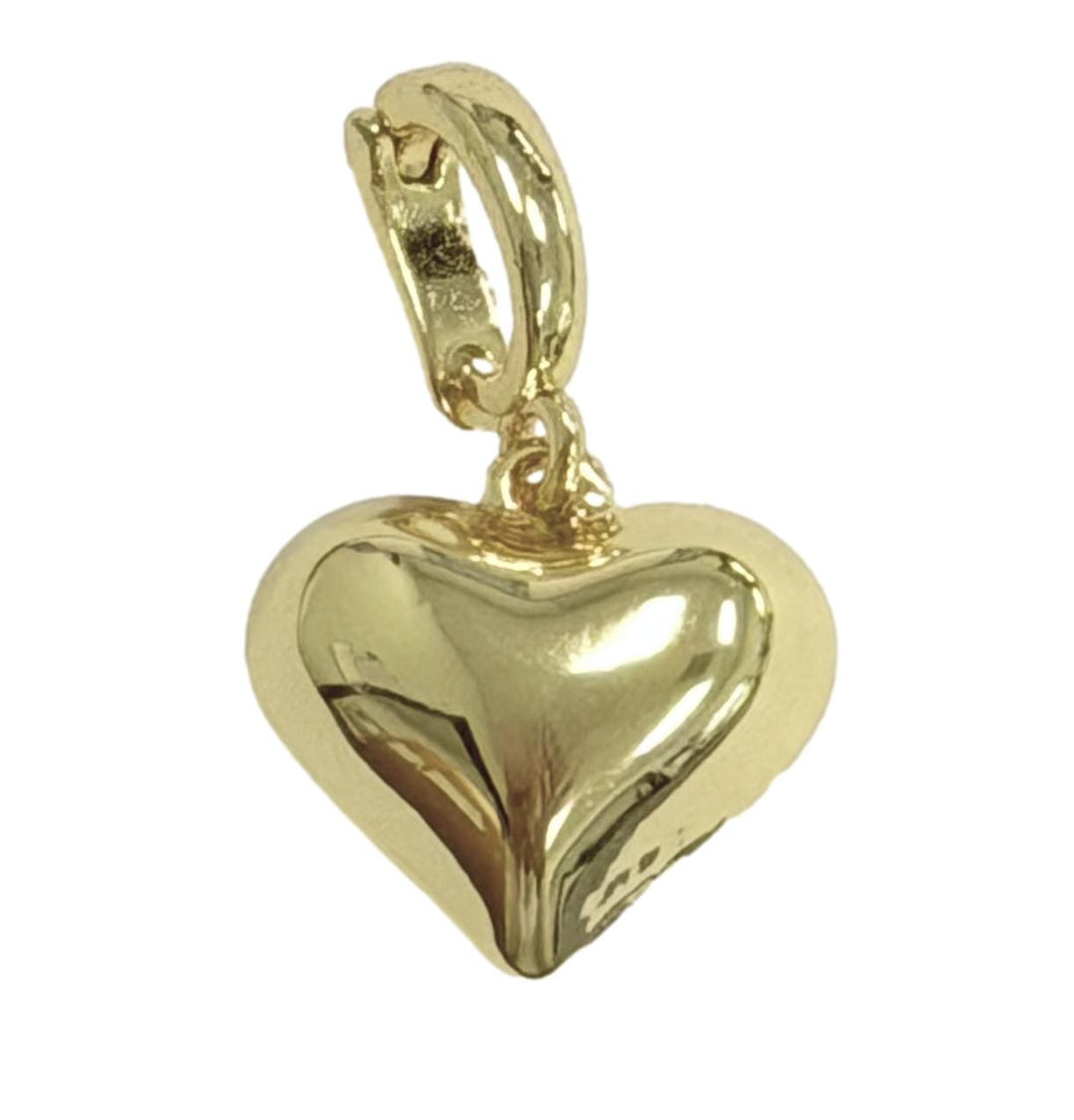 Small Puff Heart Clip-on Charm Necklace Charm AF Design Group 