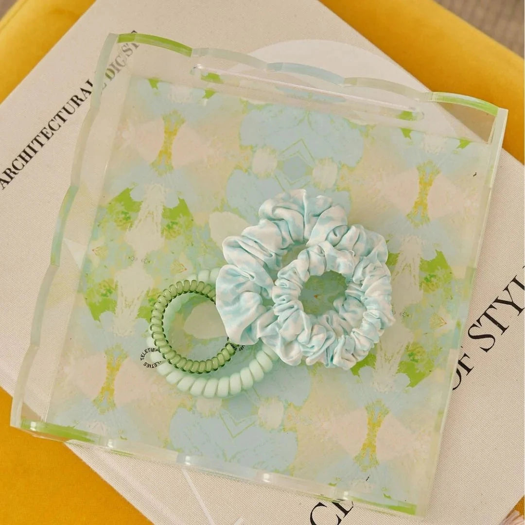 Small Scalloped Tray - Elephant Falls Decorative Tray Laura Park Design 