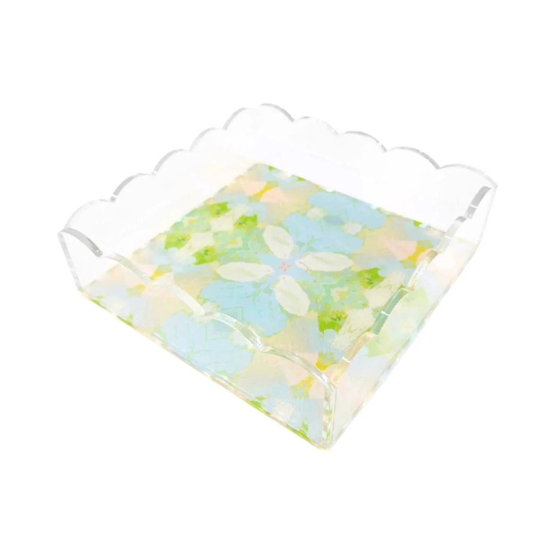 Small Scalloped Tray - Elephant Falls Decorative Tray Laura Park Design 