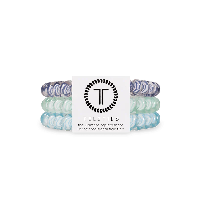 Small Teleties Womens Hair Accessory Teleties Totally Turquoise 