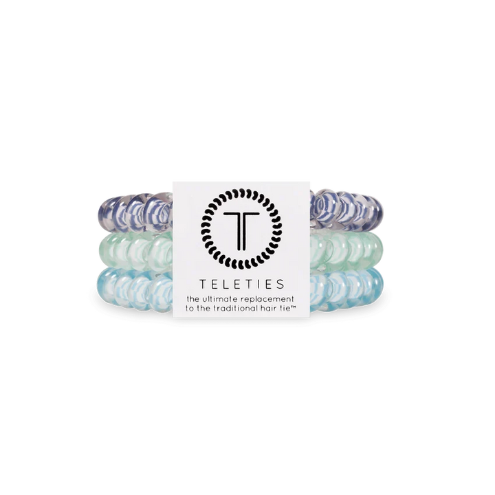 Small Teleties Womens Hair Accessory Teleties Totally Turquoise 
