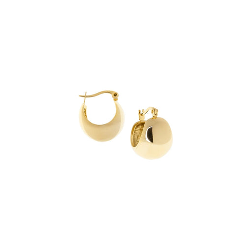 Small Wide Hoop Earrings Marlyn Schiff Jewelry 