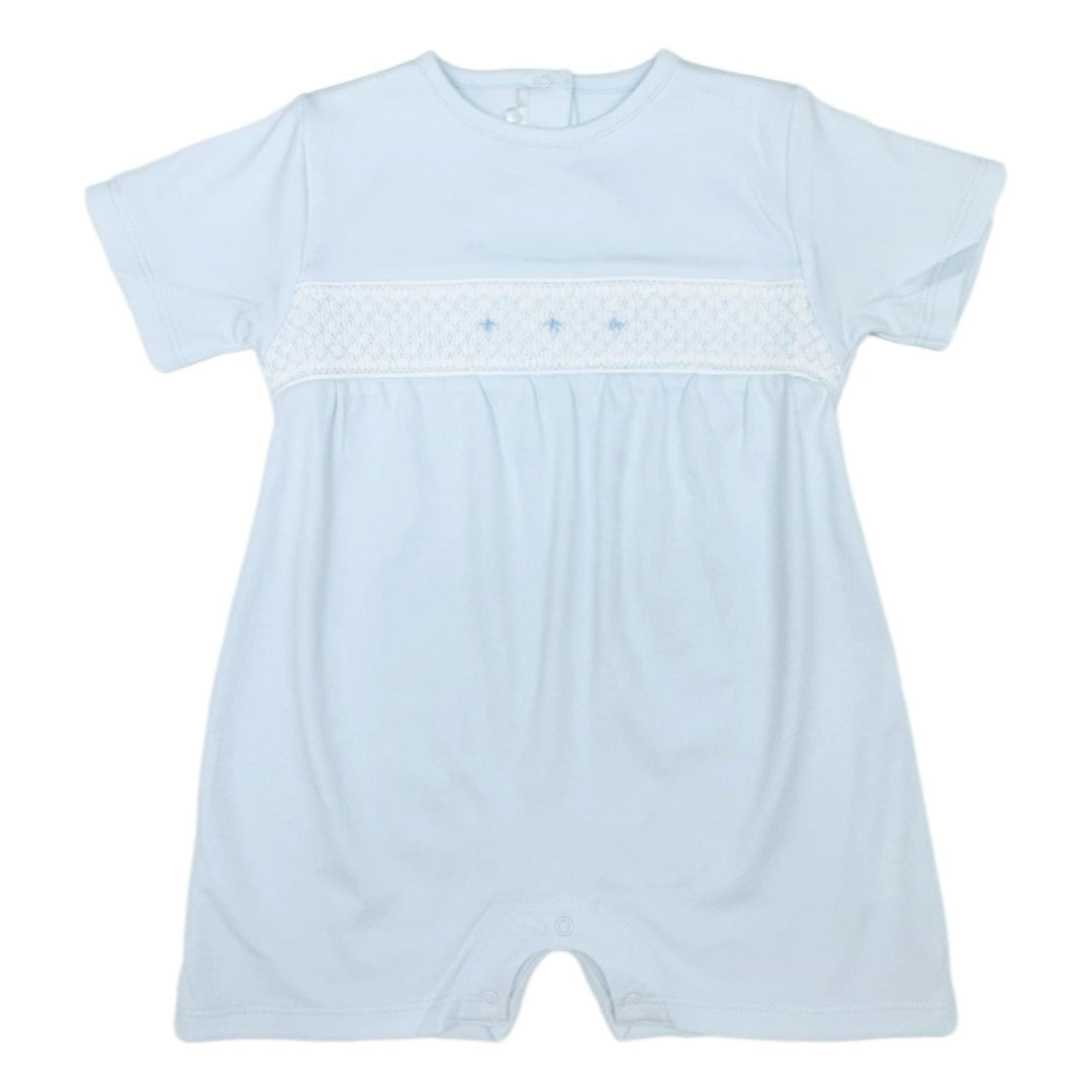 Smocked Boy Romper Boy Romper Lyda Baby 