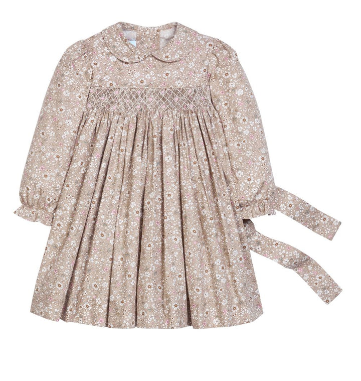 Smocked Charlotte Dress - Camden Floral Girl Dress Little English 
