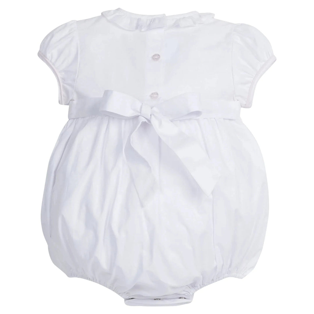 Smocked Claiborne Bubble - Rosebuds Girl Bubble Little English 