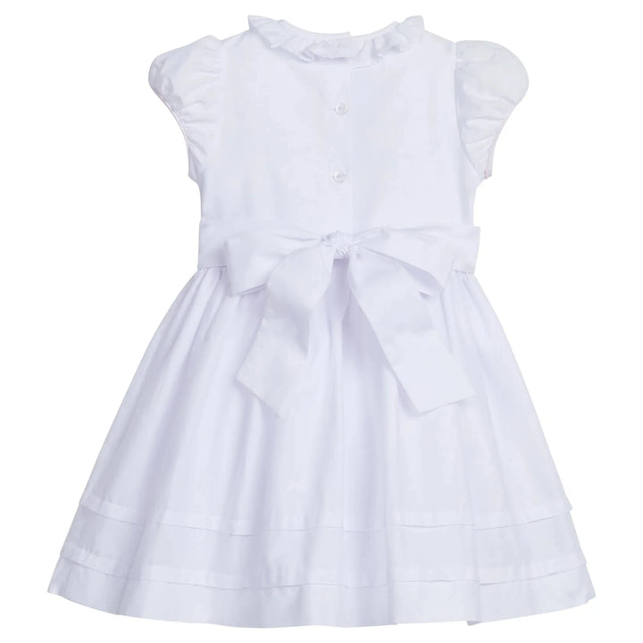 Smocked Claiborne Dress - Rosebuds Girl Dress Little English 