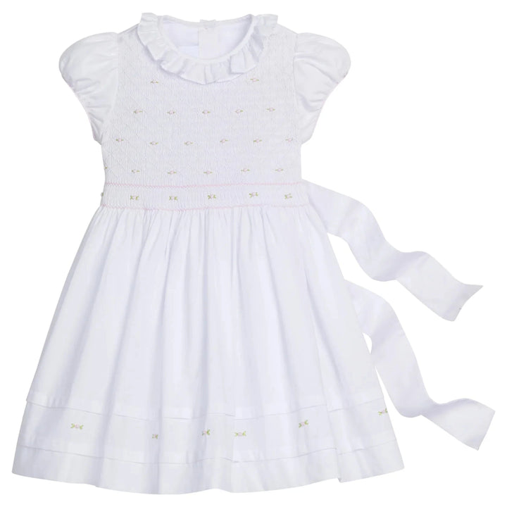 Smocked Claiborne Dress - Rosebuds Girl Dress Little English 